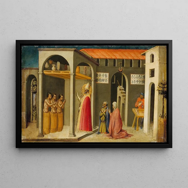 Bicci Di Lorenzo - Saint Nicholas Resuscitating Three Youths.webp