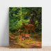 Reproductie van het schilderij Biches et cerf au repos - Rosa Bonheur