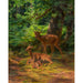 Reproductie van het schilderij Biches et cerf au repos - Rosa Bonheur