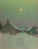 De vooravond van Kerstmis - Birge Harrison — weergave van het kunstwerk
