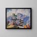 Dicht bij de rand van de bomen, Rocky Mountains, Colorado - Birger Sandzén — ingelijst kunstwerk aan de muur
