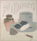 Reproductie van het schilderij Wit - Kubo Shunman