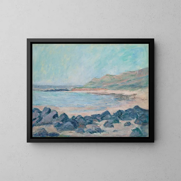 Seaside - Blanche Hoschedé-Monet — framed artwork on a wall