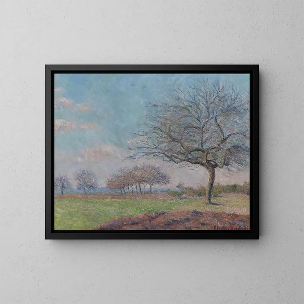 Giverny Painting - Blanche Hoschedé-Monet — framed artwork on a wall