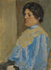 Portrait of the artist's mother - Bohumil Kubišta — artwork view