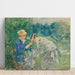 Reproductie van het schilderij van het Bois de Boulogne-schilderij - Berthe Morisot
