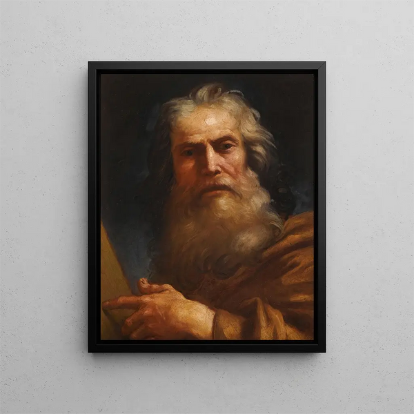 Moses - Bolonian School — framed artwork on a wall