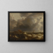 Storm op zee - Bonaventura Peeters de Oude — ingelijst kunstwerk aan de muur