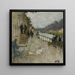 Rivieroever Saint-Mammès - Pierre — ingelijst kunstwerk aan de muur