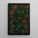 Geraniums - Boris Grigoriev — ingelijst kunstwerk aan de muur