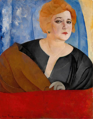 Boris Grigoriev - Portrait of Anne Sergeevna Sergeeva.webp