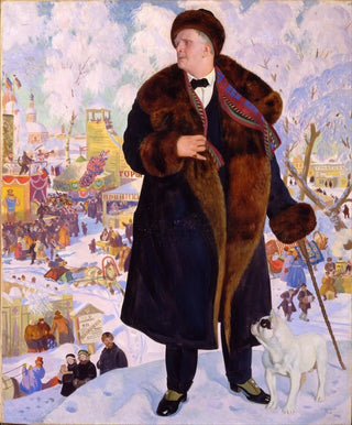 Boris Kustodiev - Portrait of Fyodor Chaliapin.webp