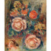 Reproductie van het schilderij Bloemenboeket van rozen - Pierre-Auguste Renoir
