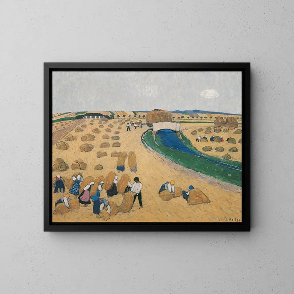 La Récolte - Broncia Koller-Pinell — framed artwork on a wall
