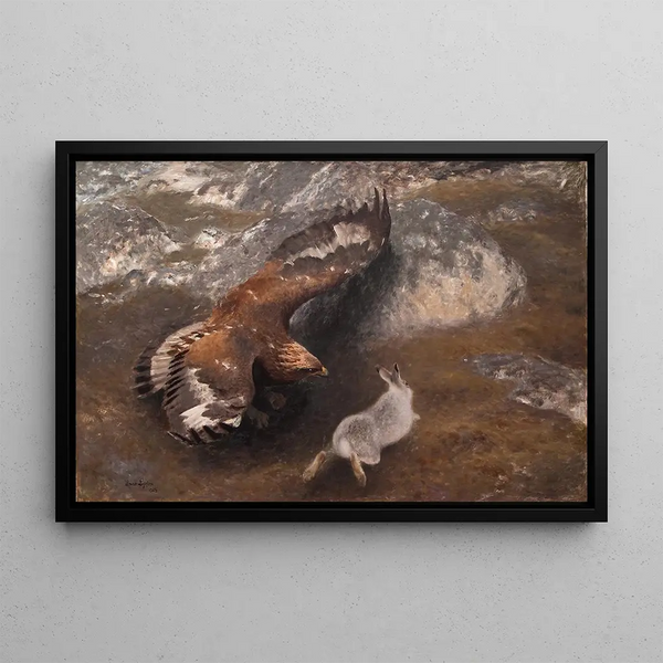 Bruno Liljefors - Eagle and Hare.webp