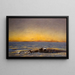 Mood of the Morning by the Sea - Bruno Liljefors — framed artwork on a wall