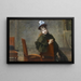 In de wachtkamer - Bruno Piglhein — ingelijst kunstwerk aan de muur