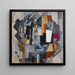 Bureau en Kamer - Kazimir Malevich — ingelijst kunstwerk aan de muur