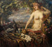 Vrouwelijk feit met stilleven - Burkhard Mangold — weergave van het kunstwerk