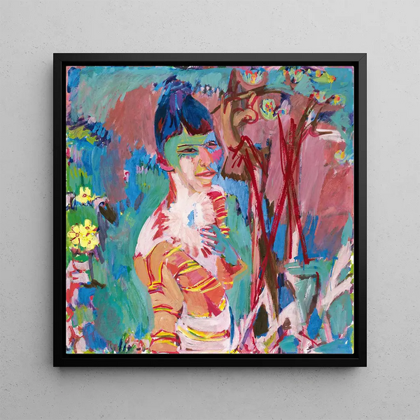 Buste d'une fille de couleur - Albert Müller