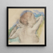 Buste van een vrouw - Edgar Degas — ingelijst kunstwerk aan de muur