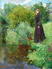 L'été dernier, les choses étaient plus vertes - Byam Shaw — weergave van het kunstwerk