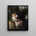 Pan and Syrinx - Caesar van Everdingen — framed artwork on a wall
