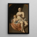 Venus and Cupid - Caesar van Everdingen — framed artwork on a wall