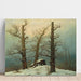 Reproductie van het schilderij Cairn onder de sneeuw - Caspar David Friedrich
