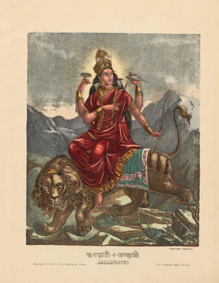 Calcutta Art Studio - Goddess Jagadhatri.webp