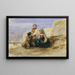 De Kinderen van de Visser - Camille Joseph Étienne Roqueplan — ingelijst kunstwerk aan de muur