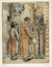 Vrouwen die bidden - Camille Pissarro — weergave van het kunstwerk