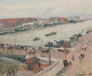 Camille Pissarro - Crue De La Seine Pont Boieldieu Rouen.webp