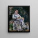 Julie Pissarro in de tuin - Camille Pissarro — ingelijst kunstwerk aan de muur