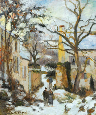 Camille Pissarro - La Maison Rondest Sous La Neige Pontoise Or Chemin De Lhermitage Pontoise Sous La Neige.webp