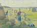 De Hooi- oogst - Camille Pissarro — weergave van het kunstwerk