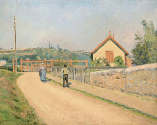 Camille Pissarro - La barrire du chemin de fer aux Ptis prs Pontoise.webp