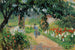 L'Allée du jardin d'Éragny - Camille Pissarro — weergave van het kunstwerk