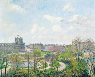 Camille Pissarro - Le Jardin Des Tuileries Et Le Pavillon De Flore Matin Printemps.webp
