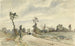 Louveciennes Route de Saint-Germain - Camille Pissarro — weergave van het kunstwerk