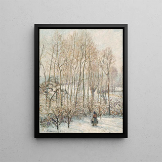 Camille Pissarro - Morning Sunlight on the Snow EragnysurEpte.webp