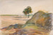 Landschap in Éragny - Camille Pissarro — weergave van het kunstwerk