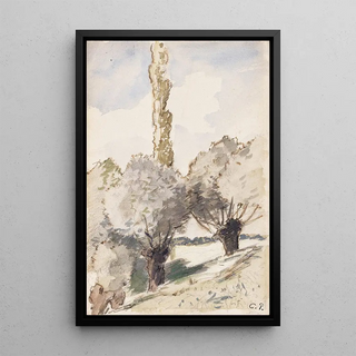 Camille Pissarro - Paysage aux arbres.webp