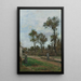 Reproductie van het schilderij Route de Louveciennes - Camille Pissarro