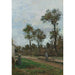 Reproductie van het schilderij Route de Louveciennes - Camille Pissarro