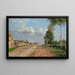 Route de Versailles à Rocquencourt - Camille Pissarro — ingelijst kunstwerk aan de muur