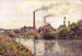 L'Usine à Pontoise - Camille Pissarro — weergave van het kunstwerk