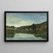 La Marne à Chennevières - Camille Pissarro — ingelijst kunstwerk aan de muur