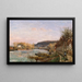 La Seine à Bougival - Camille Pissarro — ingelijst kunstwerk aan de muur