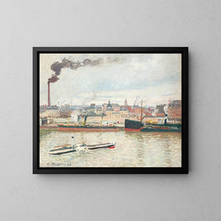 Camille Pissarro - Vue sur la gare dOrlans SaintSever Rouen.webp